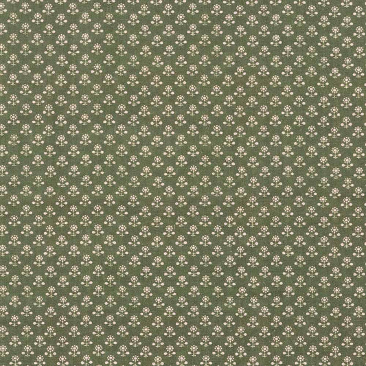 Daisy Inverse Linen / Fern