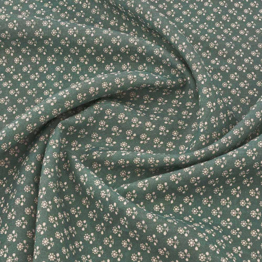 Daisy Inverse Linen / Teal Samples