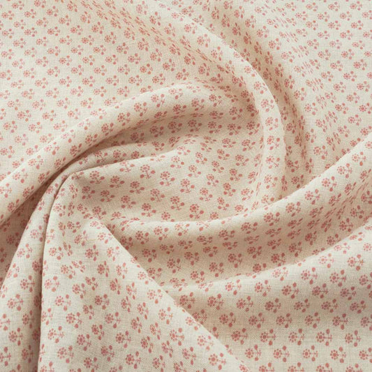 Daisy Linen / Pink Samples