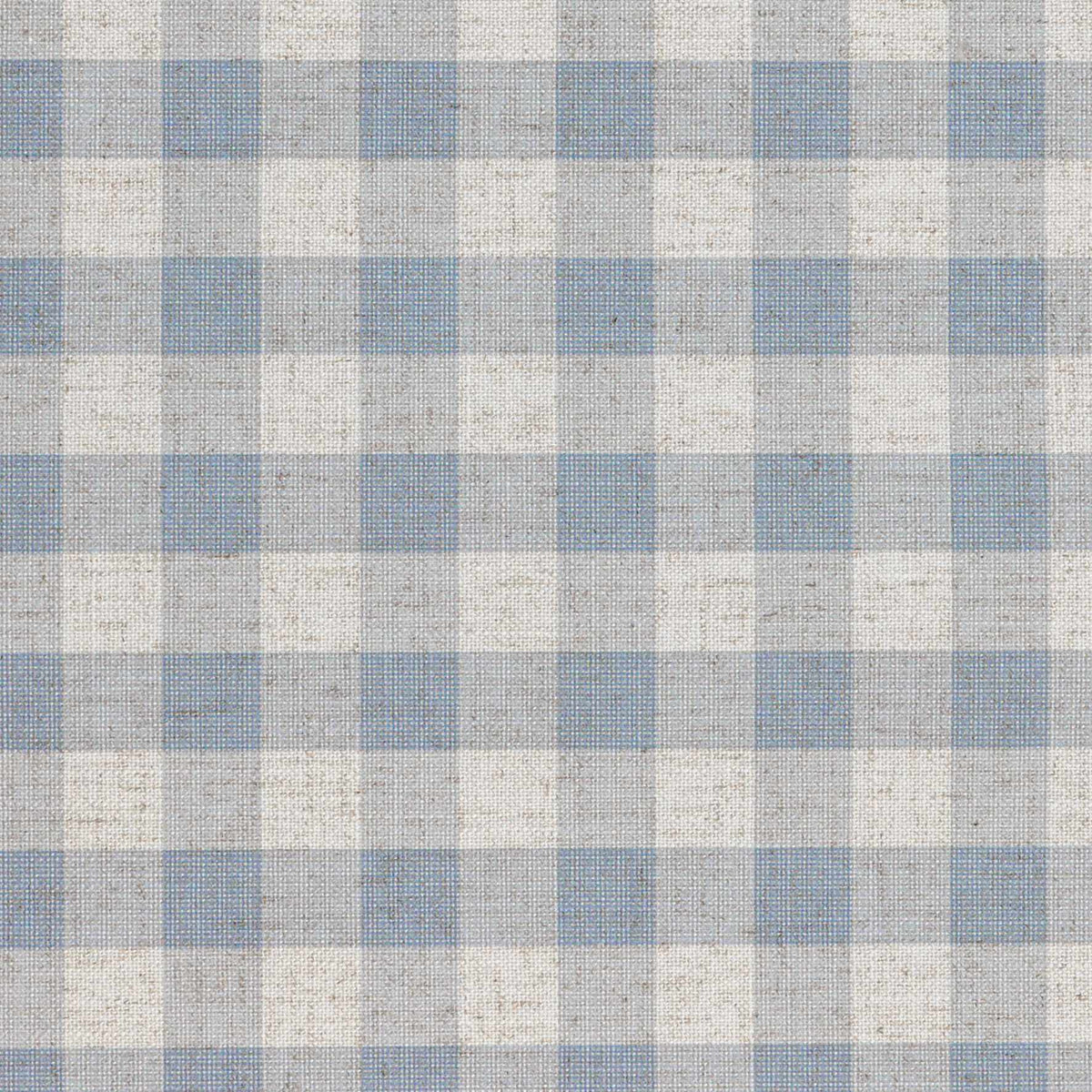 Linen Check Wallcovering / Old Blue Samples
