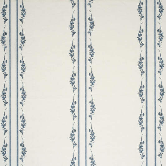 Trifolium Marchprint Linen / Midnight on Ivory