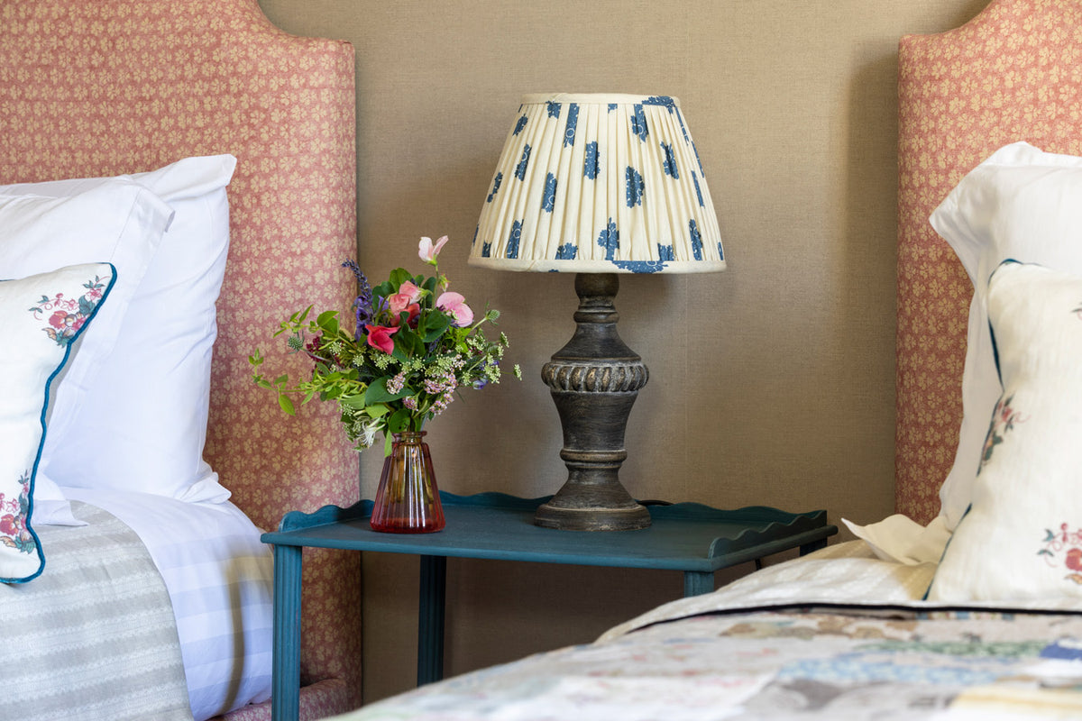 D'Arbres Linen Gathered Lampshade