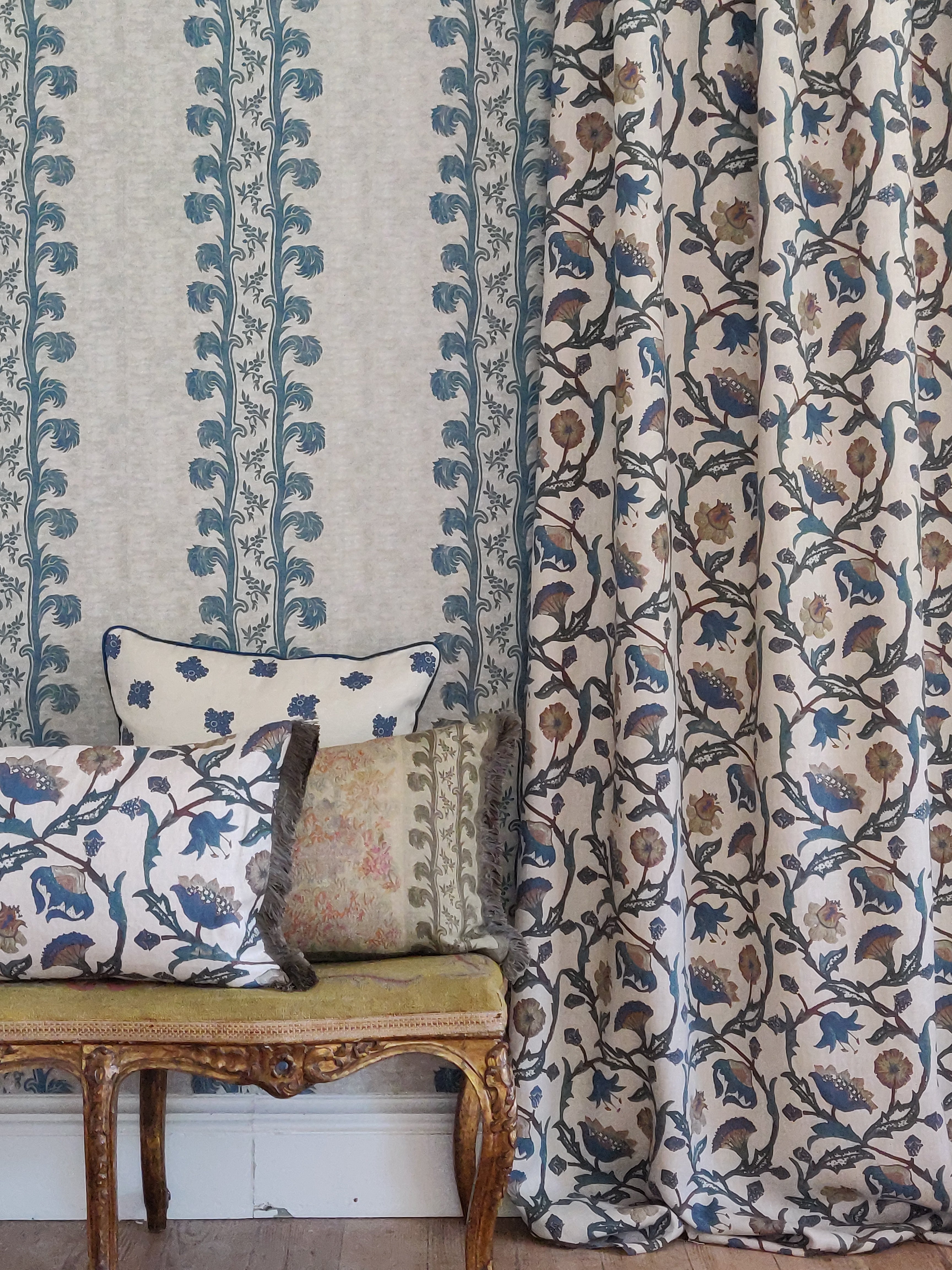 Wherwell Linen / Blue Wherwell Linen / Blue