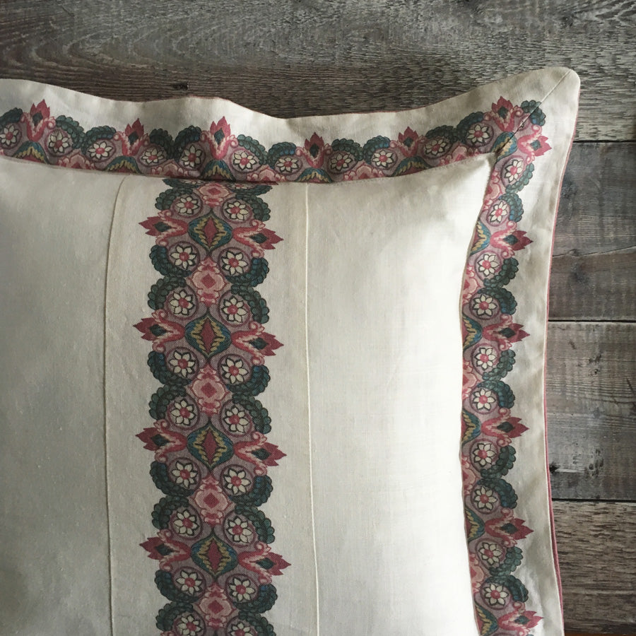 Balazuc Morocco Marchprint Linen / Ivory