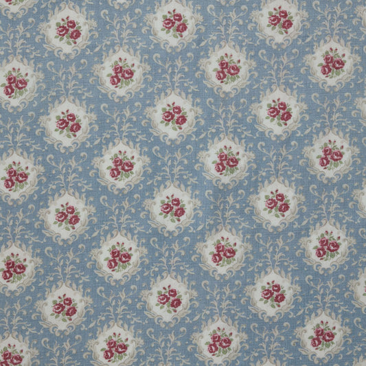 Posy Aged Linen / Old Blue Samples
