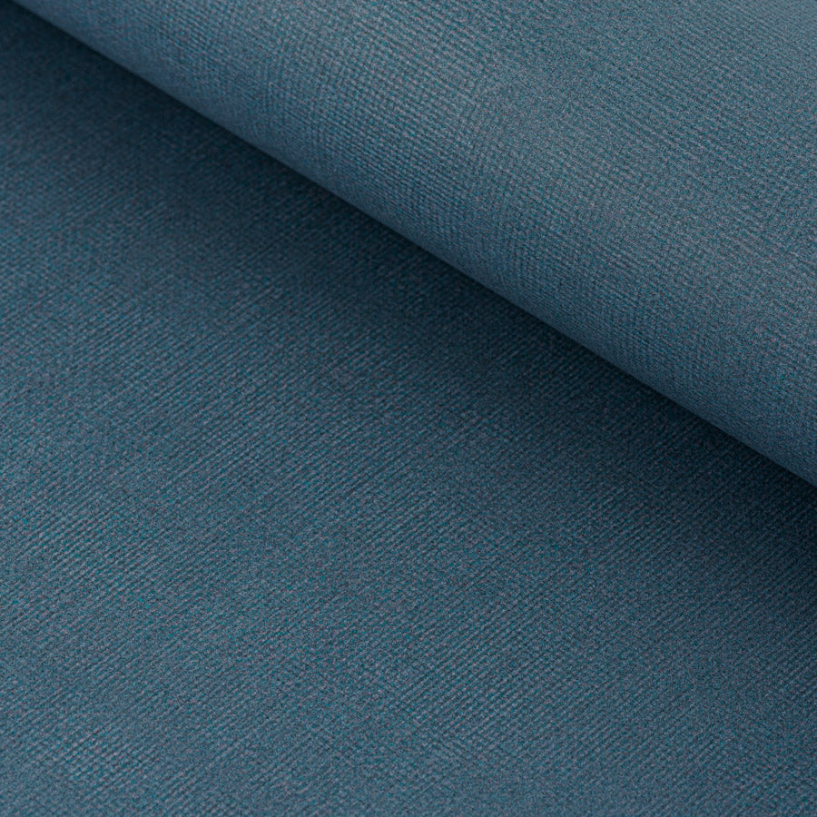 Linen Print Wallpaper / Loch Blue