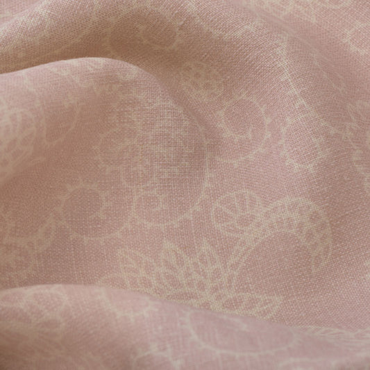 Squirl Linen / Old Rose