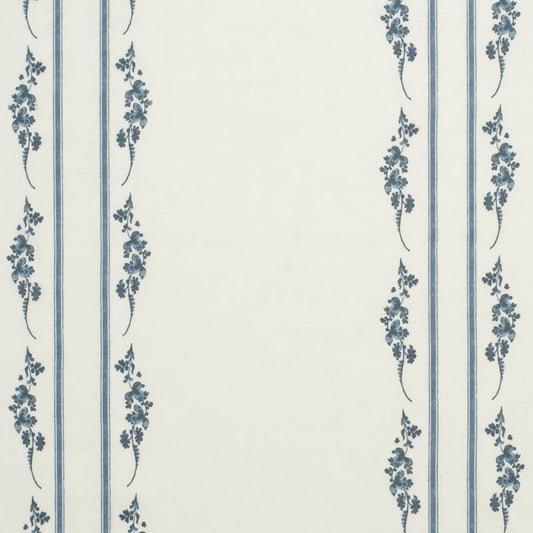 Trifolium Marchprint Linen / Midnight on Ivory Samples