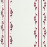 Trifolium Marchprint Linen / Raspberry on Ivory Samples Trifolium Marchprint Linen / Raspberry on Ivory Samples