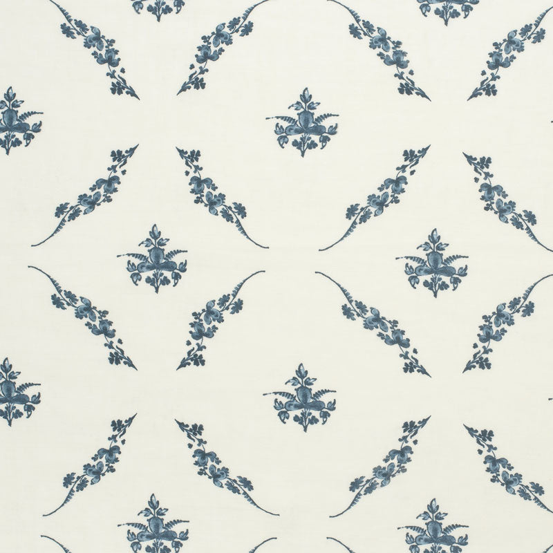 Trifolium Wreath Linen / Midnight on Ivory Samples Trifolium Wreath Linen / Midnight on Ivory Samples