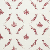 Trifolium Wreath Linen / Raspberry on Ivory Samples Trifolium Wreath Linen / Raspberry on Ivory Samples