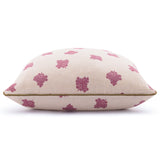 D'Arbres Raspberry Linen Velvet Piped Cushion | 50 x 50cm D'Arbres Raspberry Linen Velvet Piped Cushion | 50 x 50cm