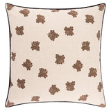 D'Arbres Walnut Linen Velvet Piped Cushion | 50 x 50cm D'Arbres Walnut Linen Velvet Piped Cushion | 50 x 50cm