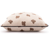 D'Arbres Walnut Linen Velvet Piped Cushion | 50 x 50cm D'Arbres Walnut Linen Velvet Piped Cushion | 50 x 50cm