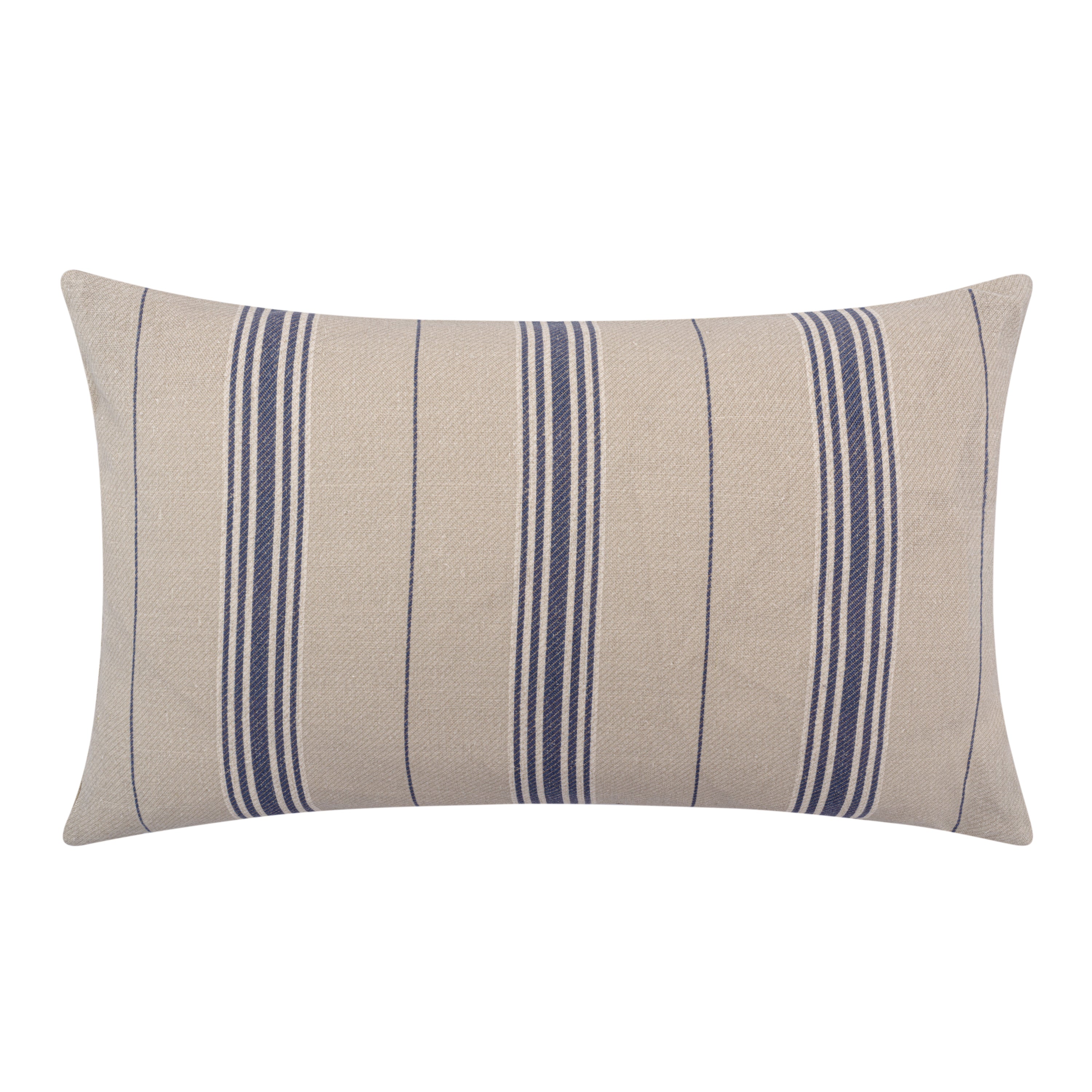 Vallon Stripe Indigo Linen Cushion | 55 x 32cm Vallon Stripe Indigo Linen Cushion | 55 x 32cm