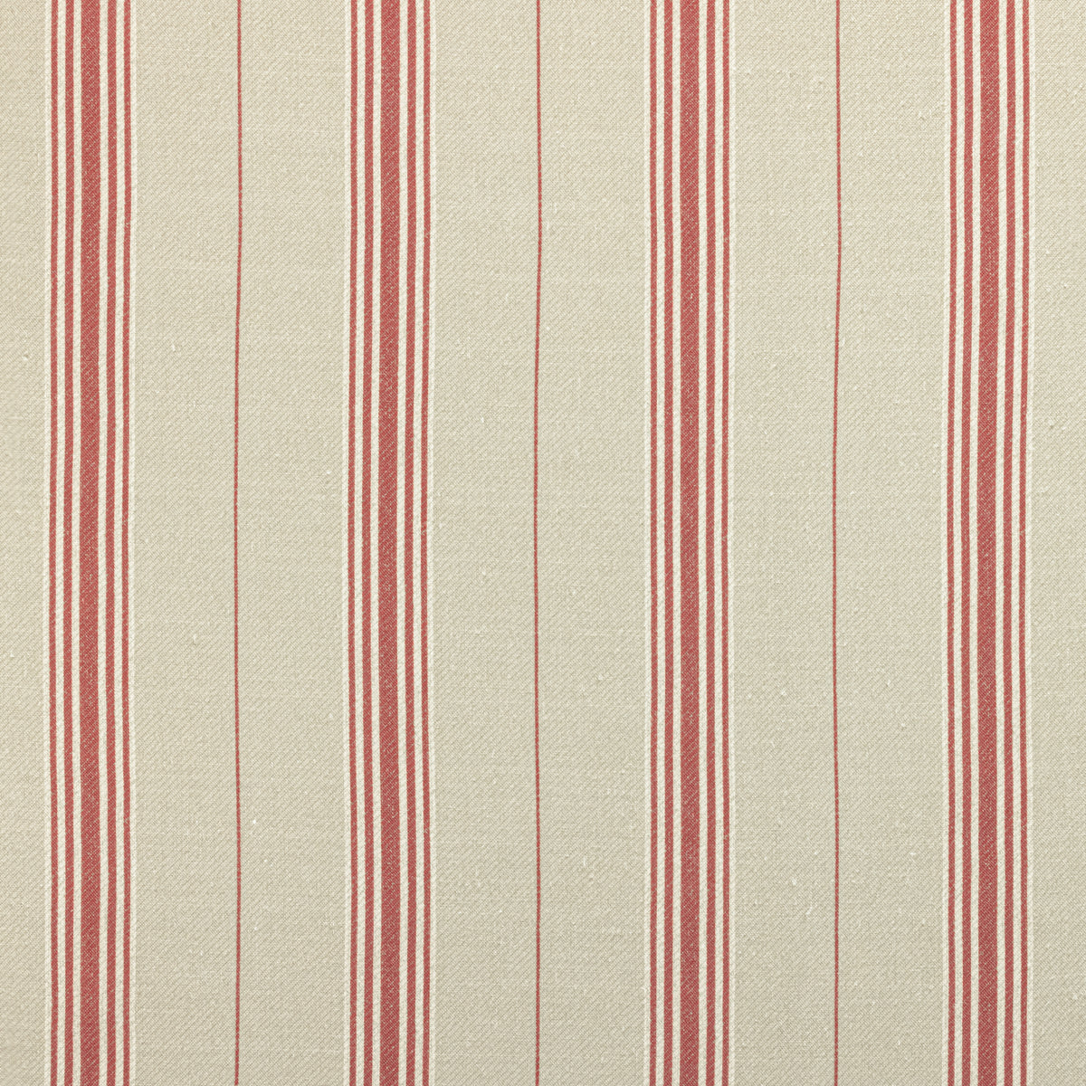 Vallon Stripe Linen / Cardinal