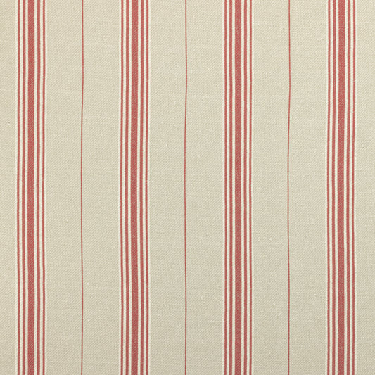 Vallon Stripe Linen / Cardinal