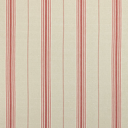 Vallon Stripe Linen / Cardinal