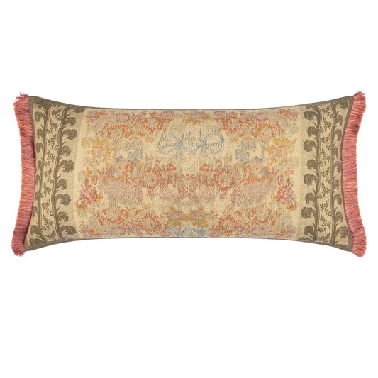 The Wherwell Cushion / Rose Fringeing | 78cm x 38cm