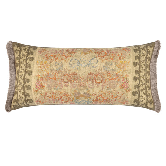 The Wherwell Cushion / Taupe Fringeing | 78cm x 38cm