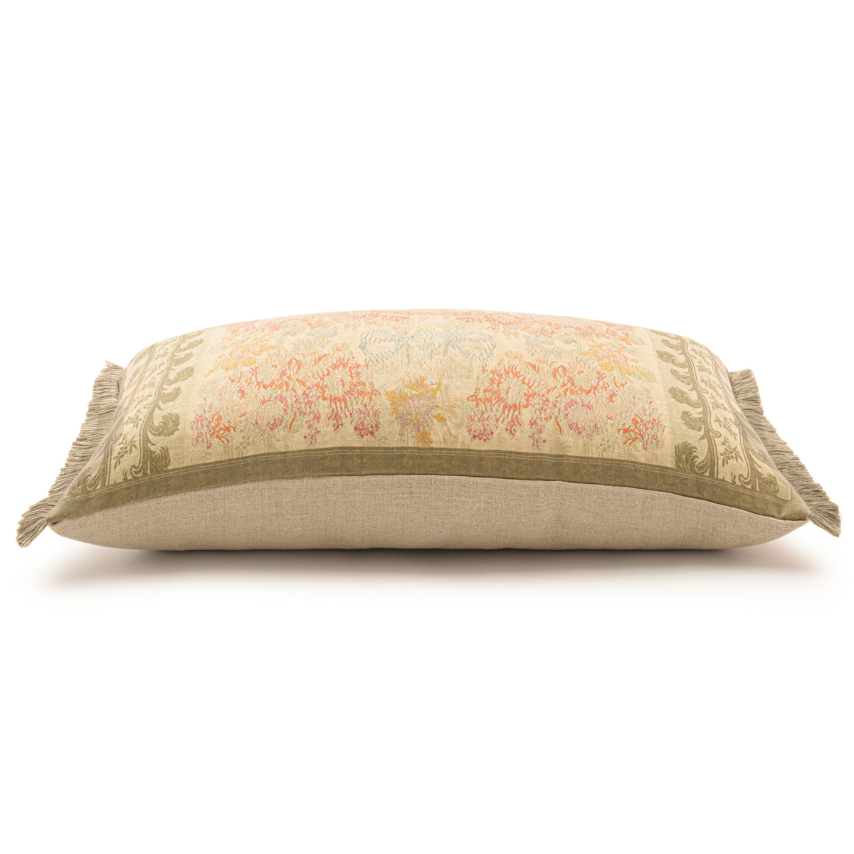 The Wherwell Cushion / Taupe Fringeing | 78cm x 38cm