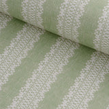 Torchon Stripe Wallpaper / Granny Smith