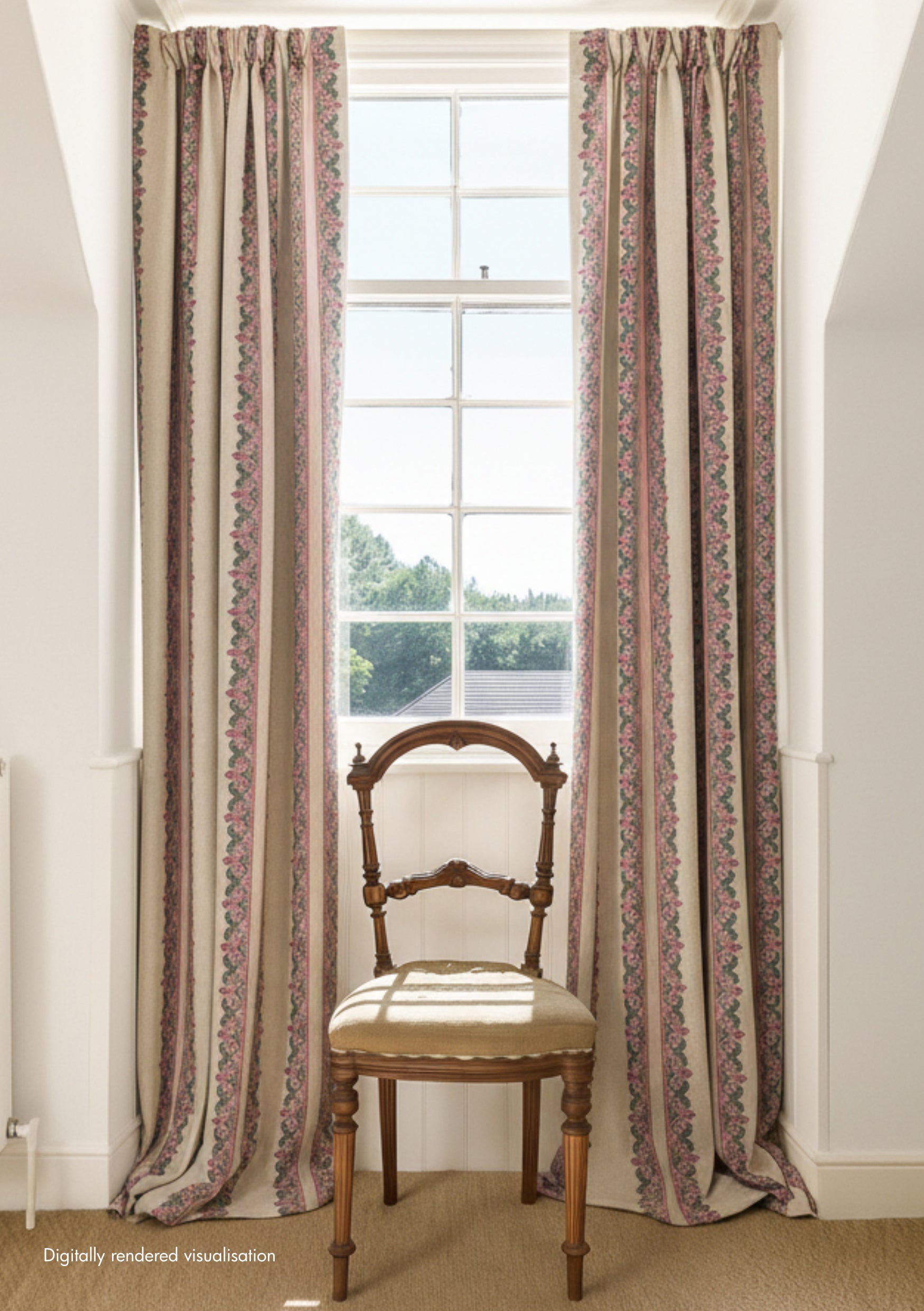 Balazuc Morocco Marchprint Linen / Natural