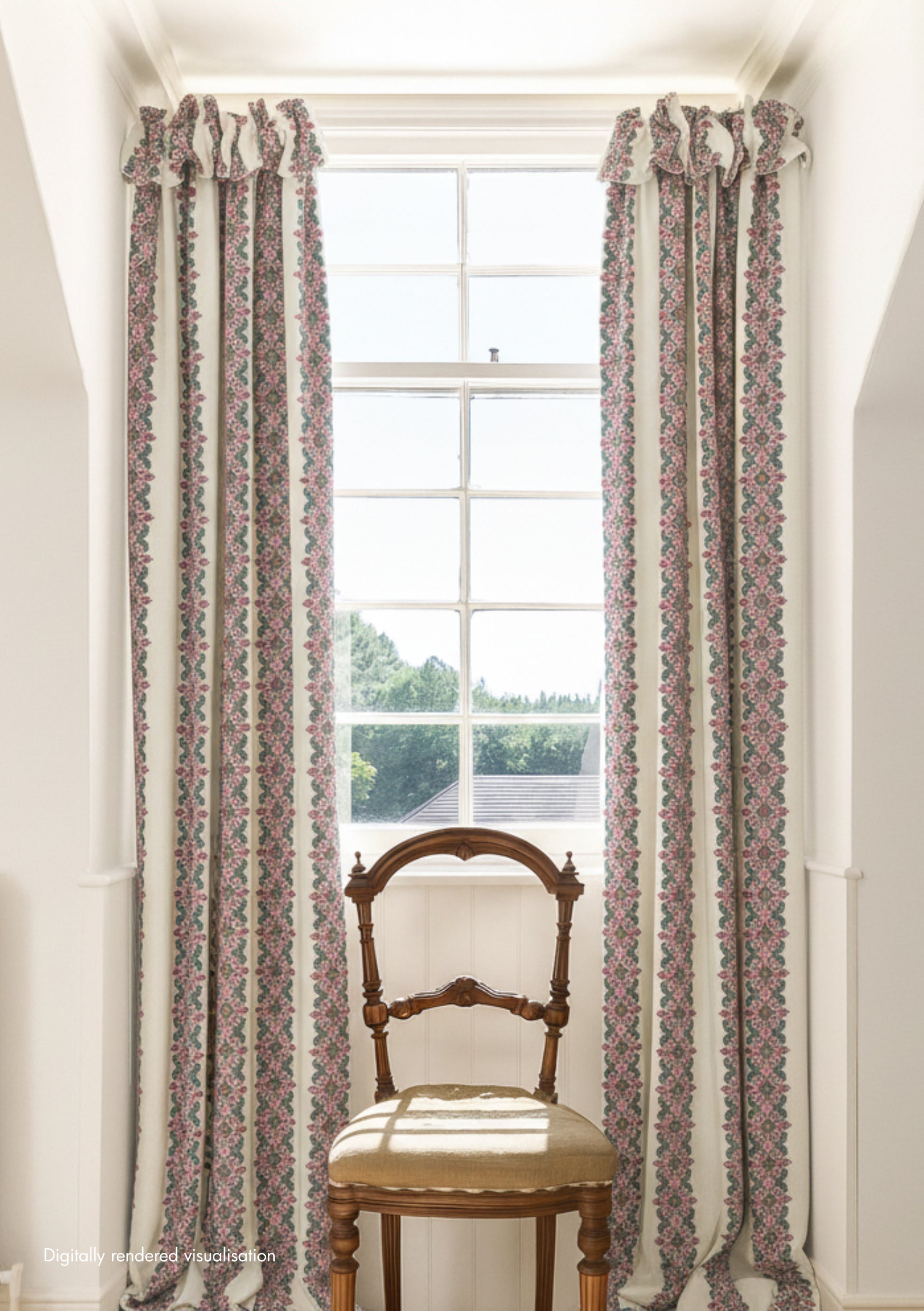 Balazuc Morocco Stripe Linen / Ivory