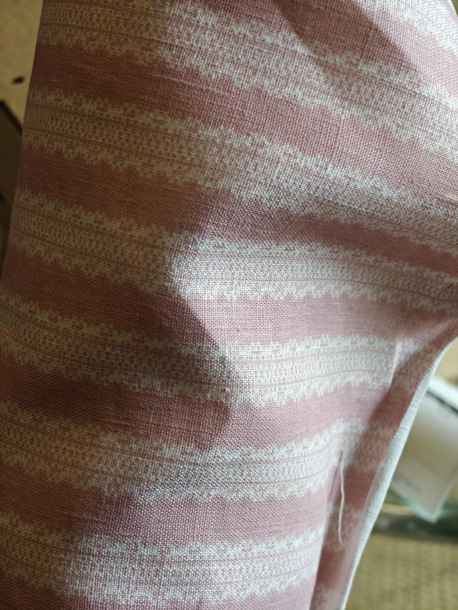 SALE: Torchon Stripe Linen / Dusk | Batch No2806S | 20m available