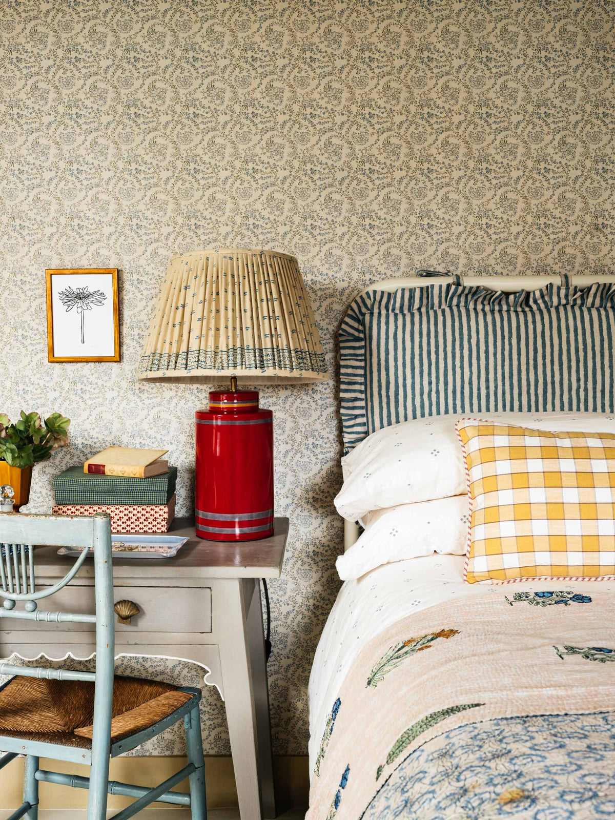 Jaujac Virelle Wallpaper / Spring Blue
