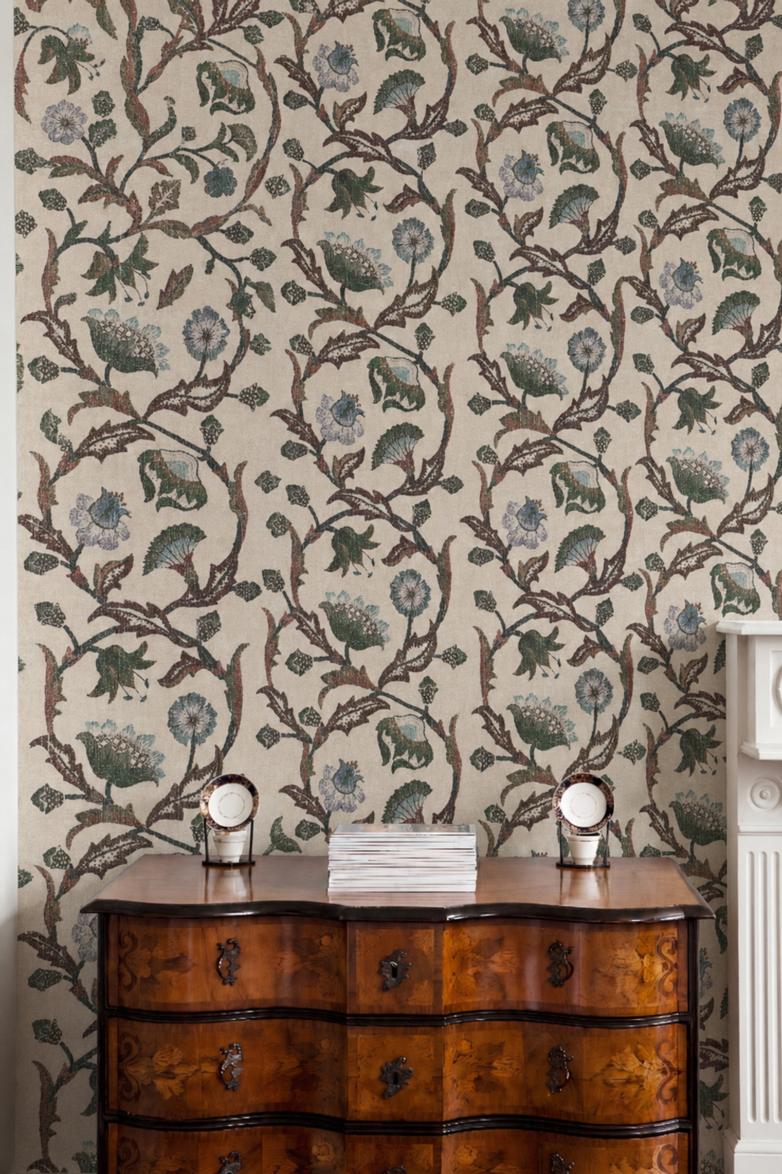 Wherwell Wallpaper / Green
