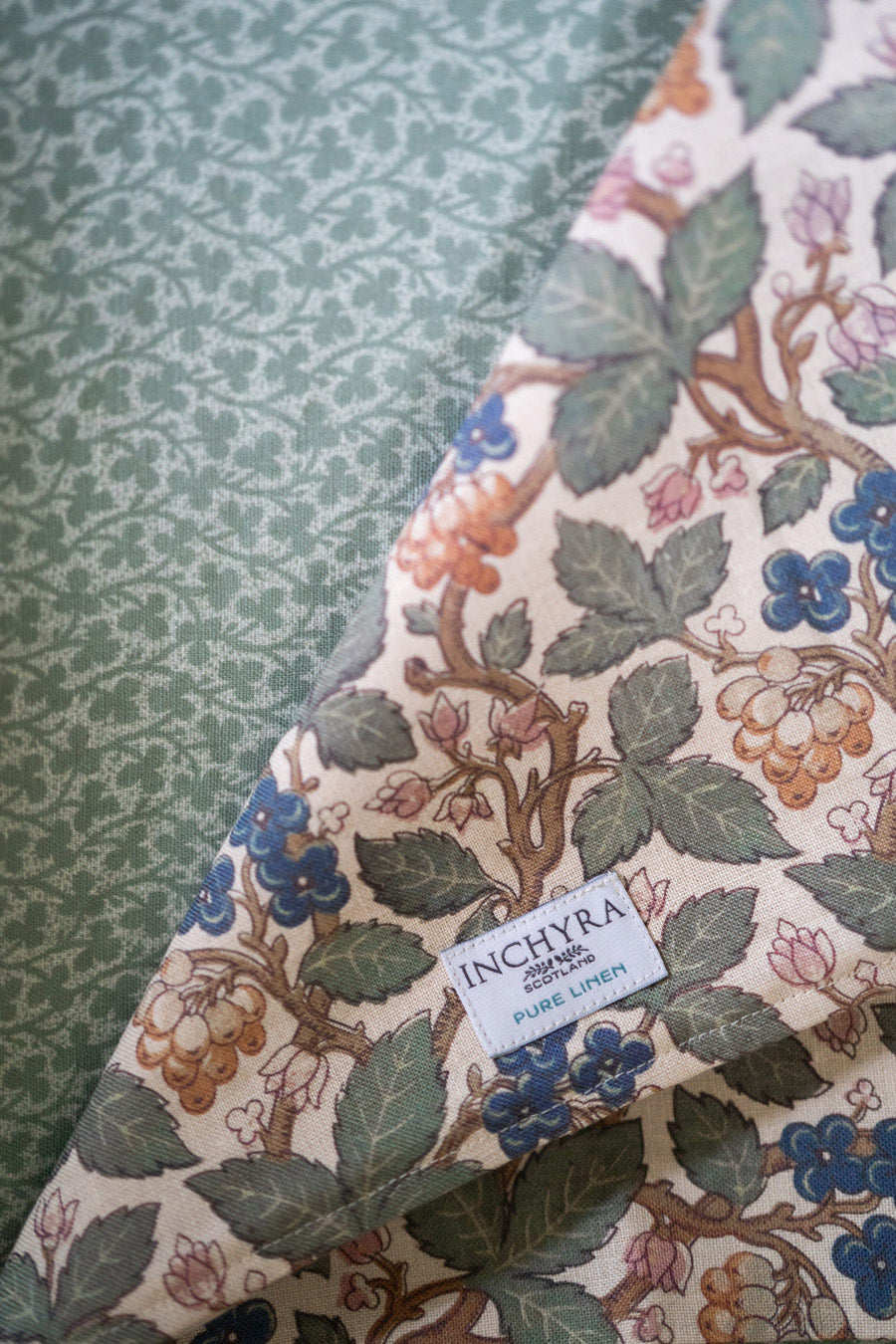 Clover Linen / Sea Green
