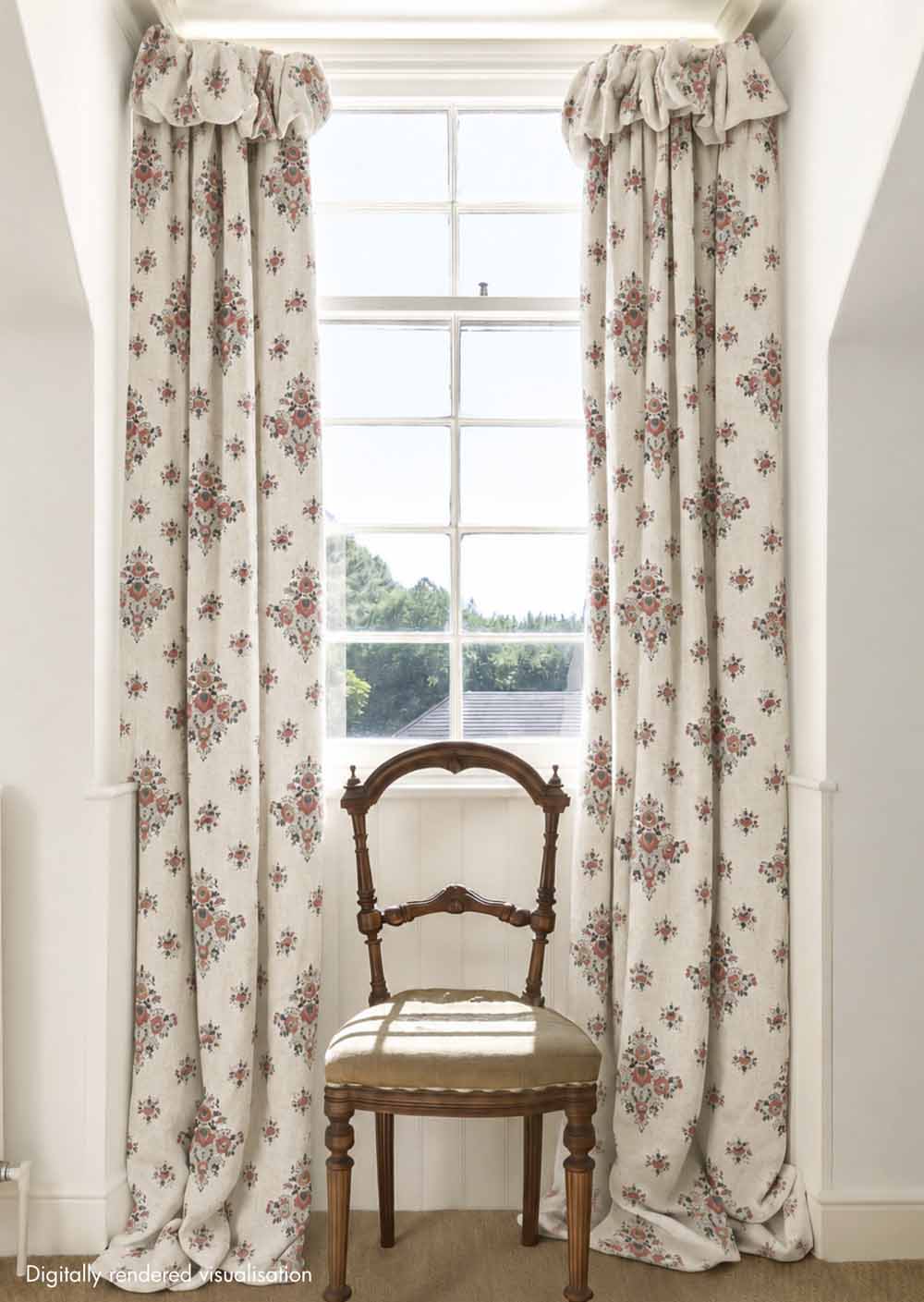 Labeaume Linen / Cherrywood