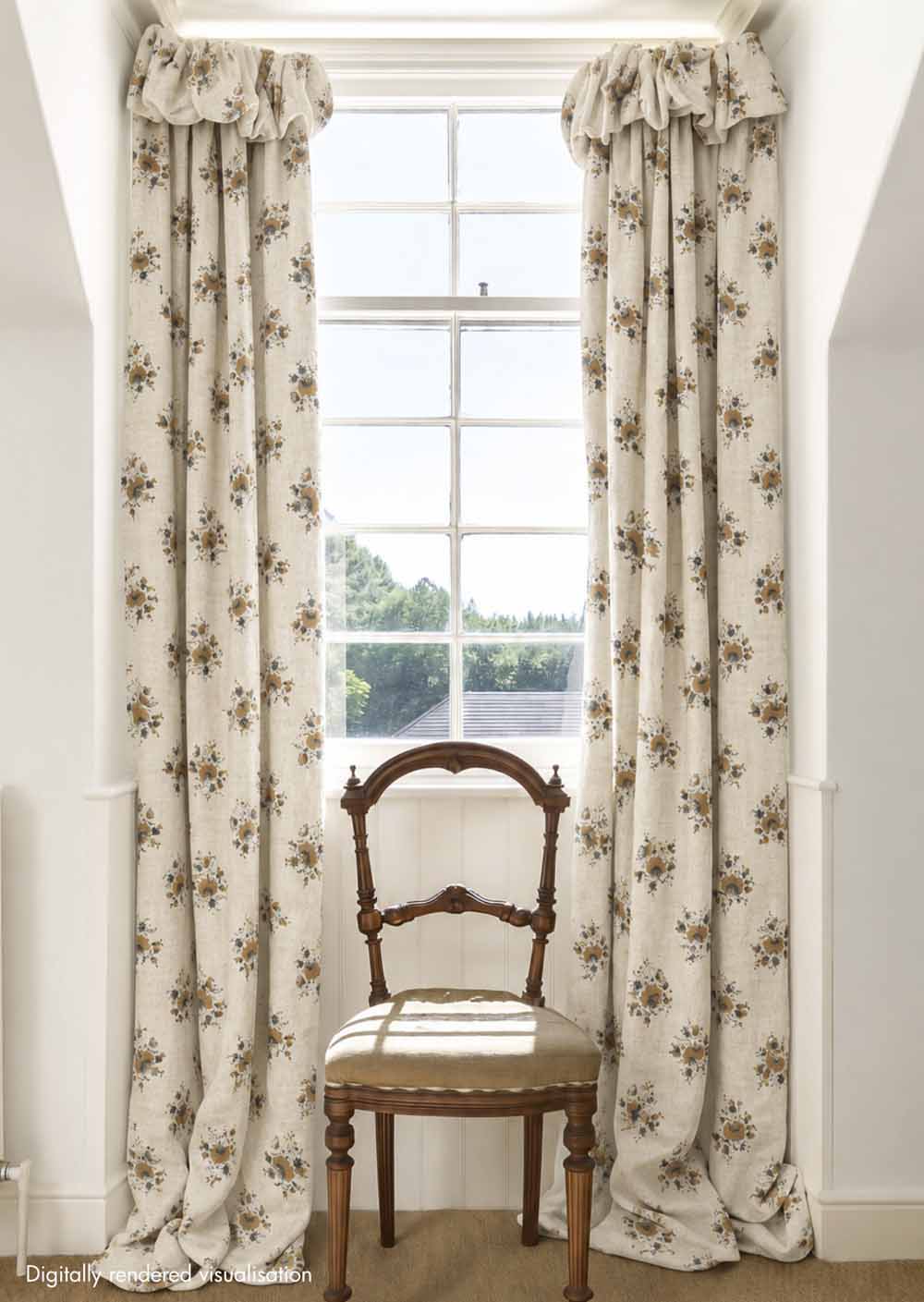 Labeaume Posy Linen / Mustard