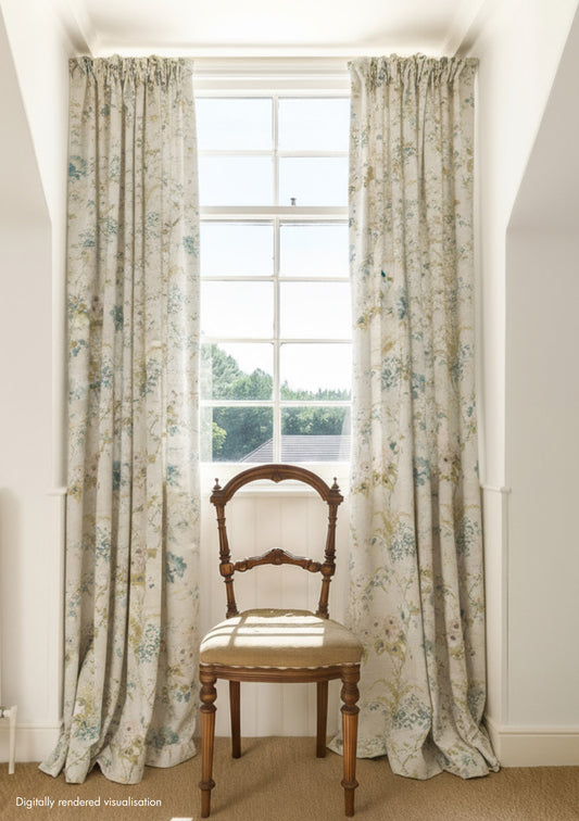 Dianthus Linen / Vintage Duck Egg