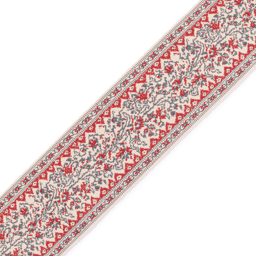 Jaujac Braid / Carmine Blue