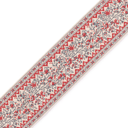 Jaujac Braid / Carmine Blue