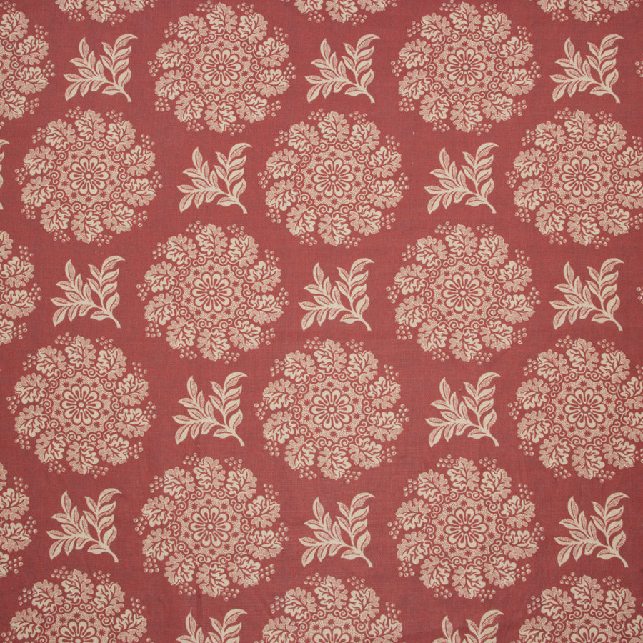 Jaujac Rondelle Linen / Carmine