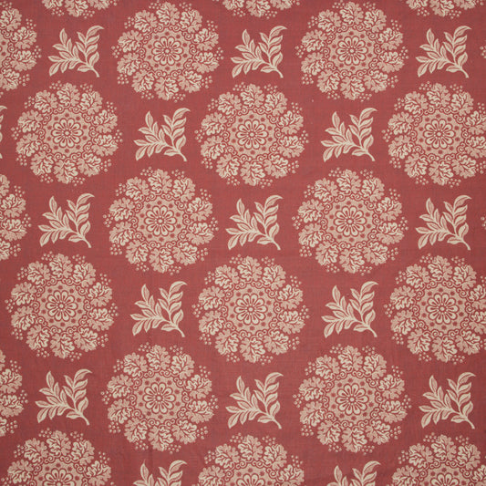 Jaujac Rondelle Linen / Carmine