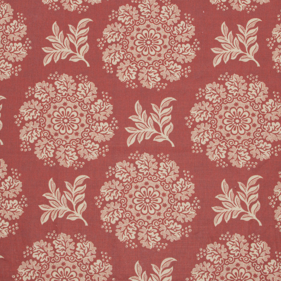 Jaujac Rondelle Linen / Carmine Samples