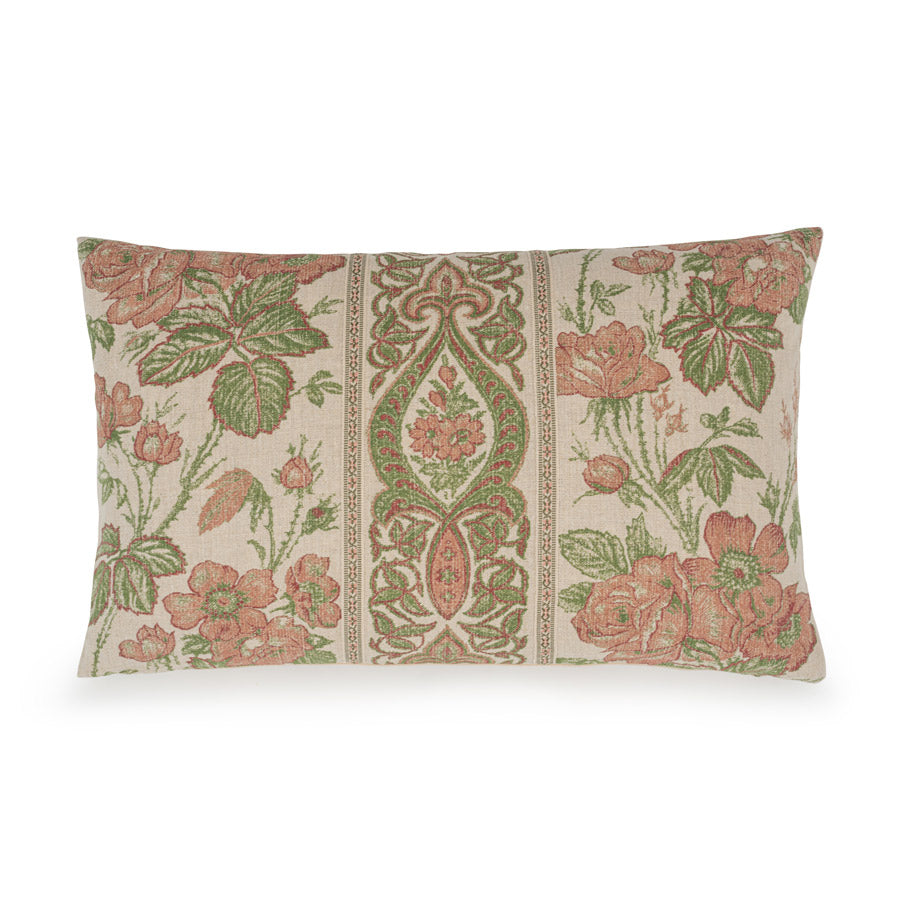 Jaujac Rose Pink Braided Cushion