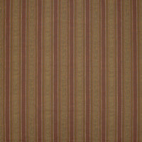 Jaujac Stripe Linen / Carmine-Ochre