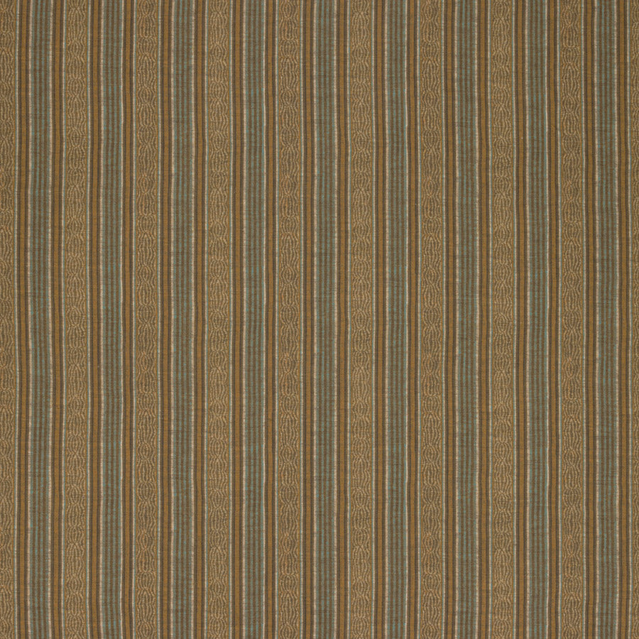 Jaujac Stripe Linen / Ochre-Blue