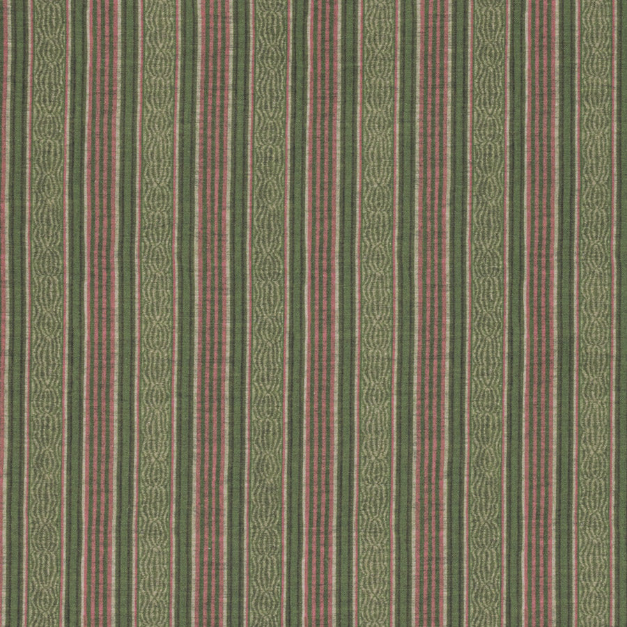 Jaujac Stripe Linen / Pink Fern Samples