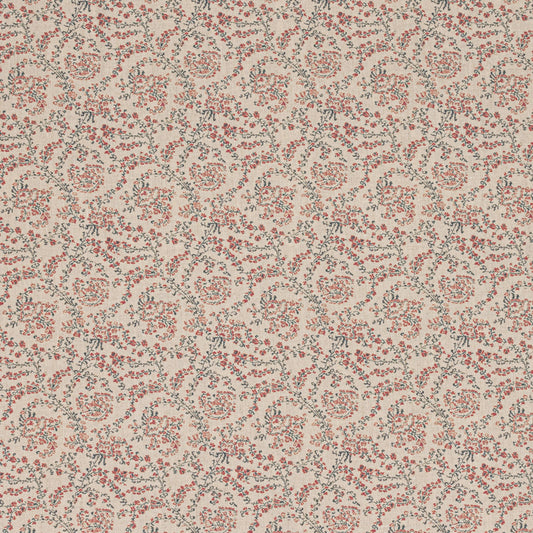 Jaujac Virelle Linen / Carmine Blue Samples