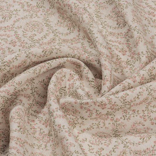 Jaujac Virelle Linen / Rose Pink Samples
