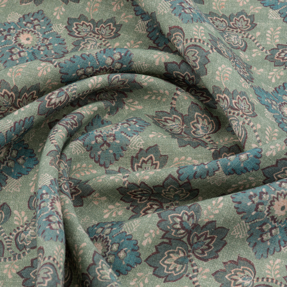 Somborne Linen / Teal Samples