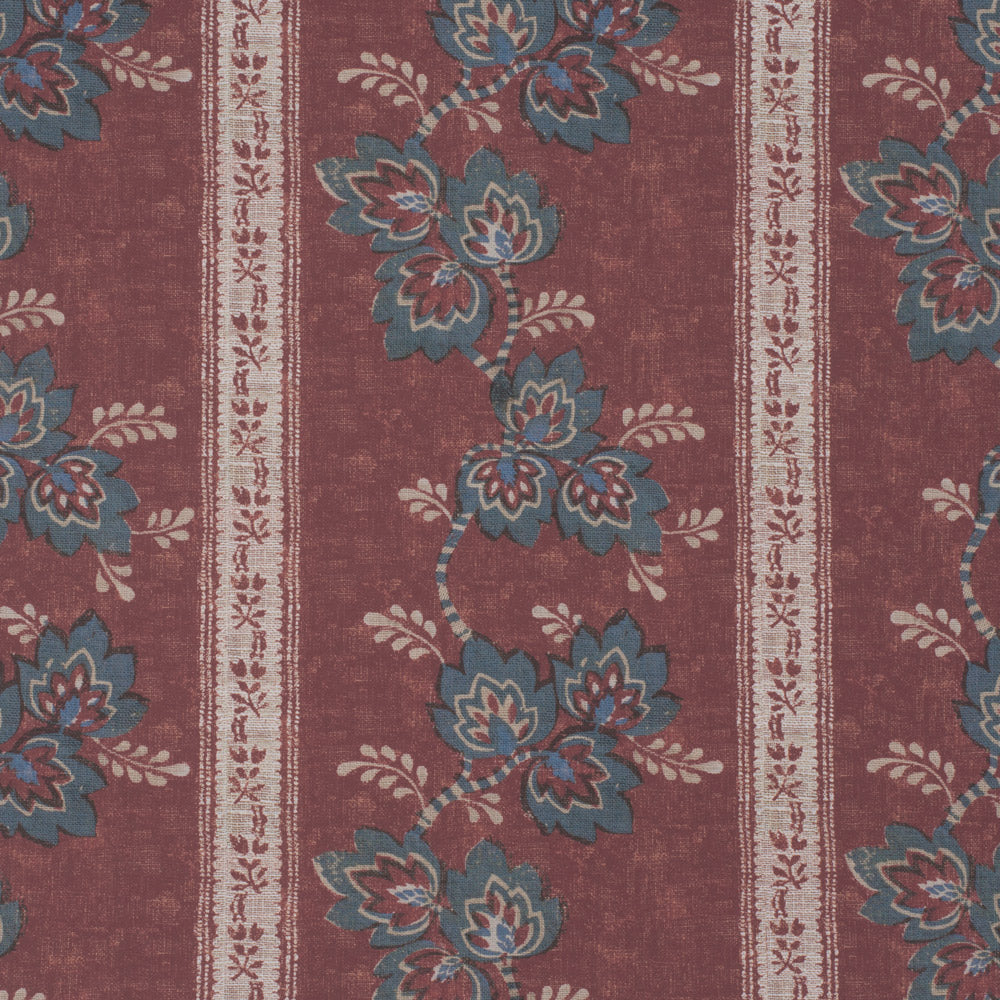Somborne Stripe Wallpaper / Merlot