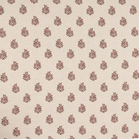 Somborne Wreath Linen / Merlot