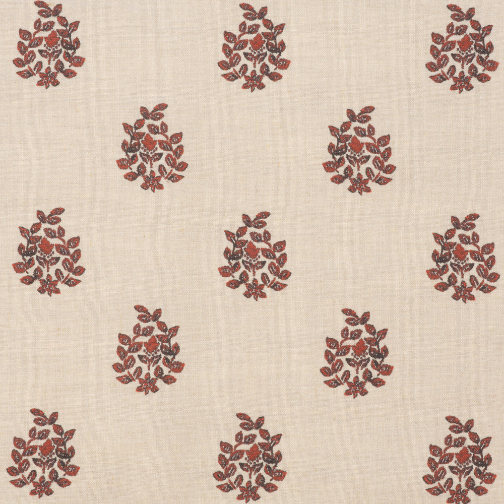 Somborne Wreath Linen / Merlot Samples